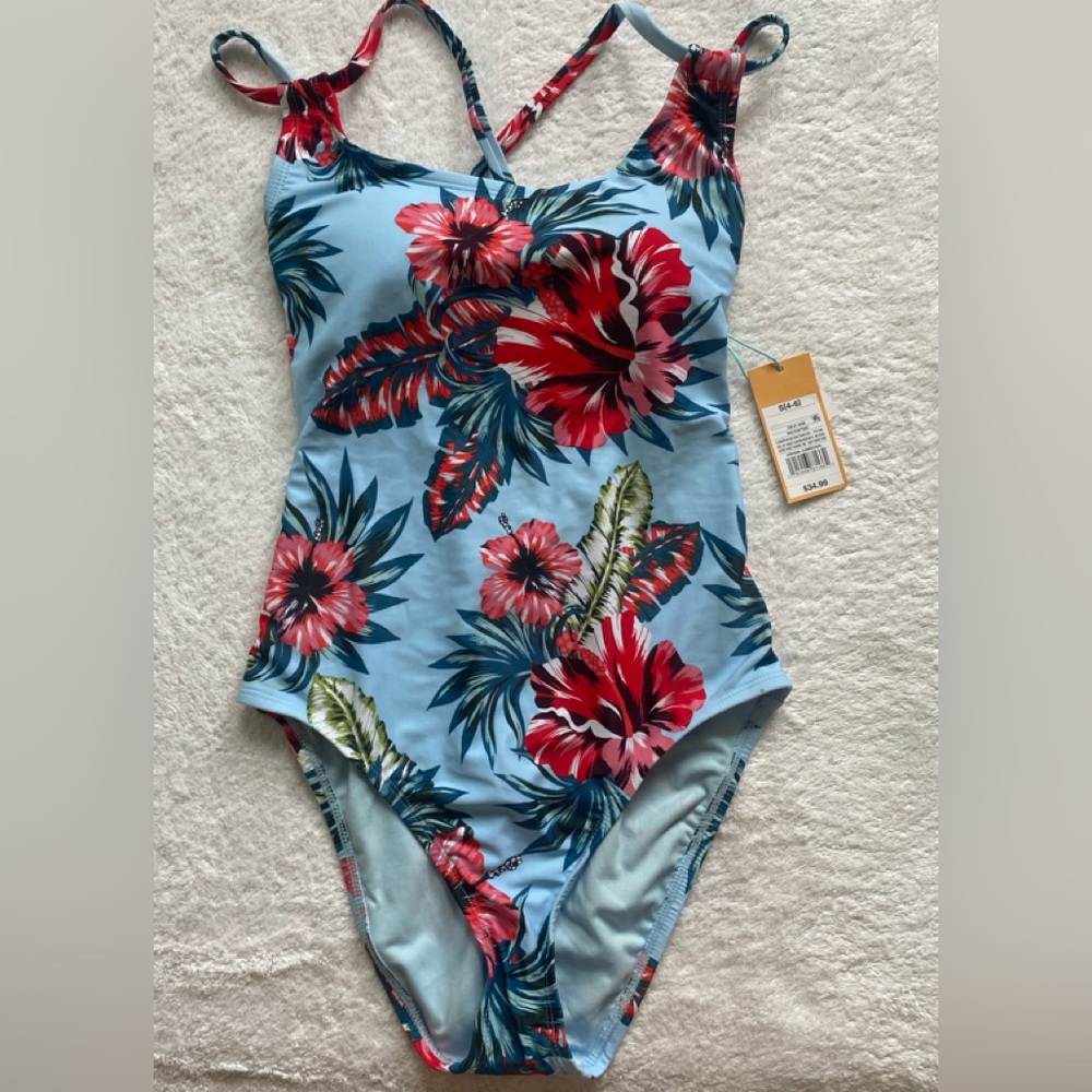 Kana sol blue floral size S
